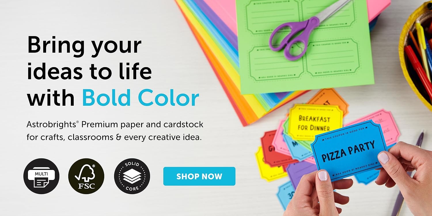 Astrobrights Online Shop Astrobrights | Smooth Vivid Craft Paper & Thick Cardstock - For School Crafts, Bulletin Boards & DIY Paper Art - Astrobrights Online Shop